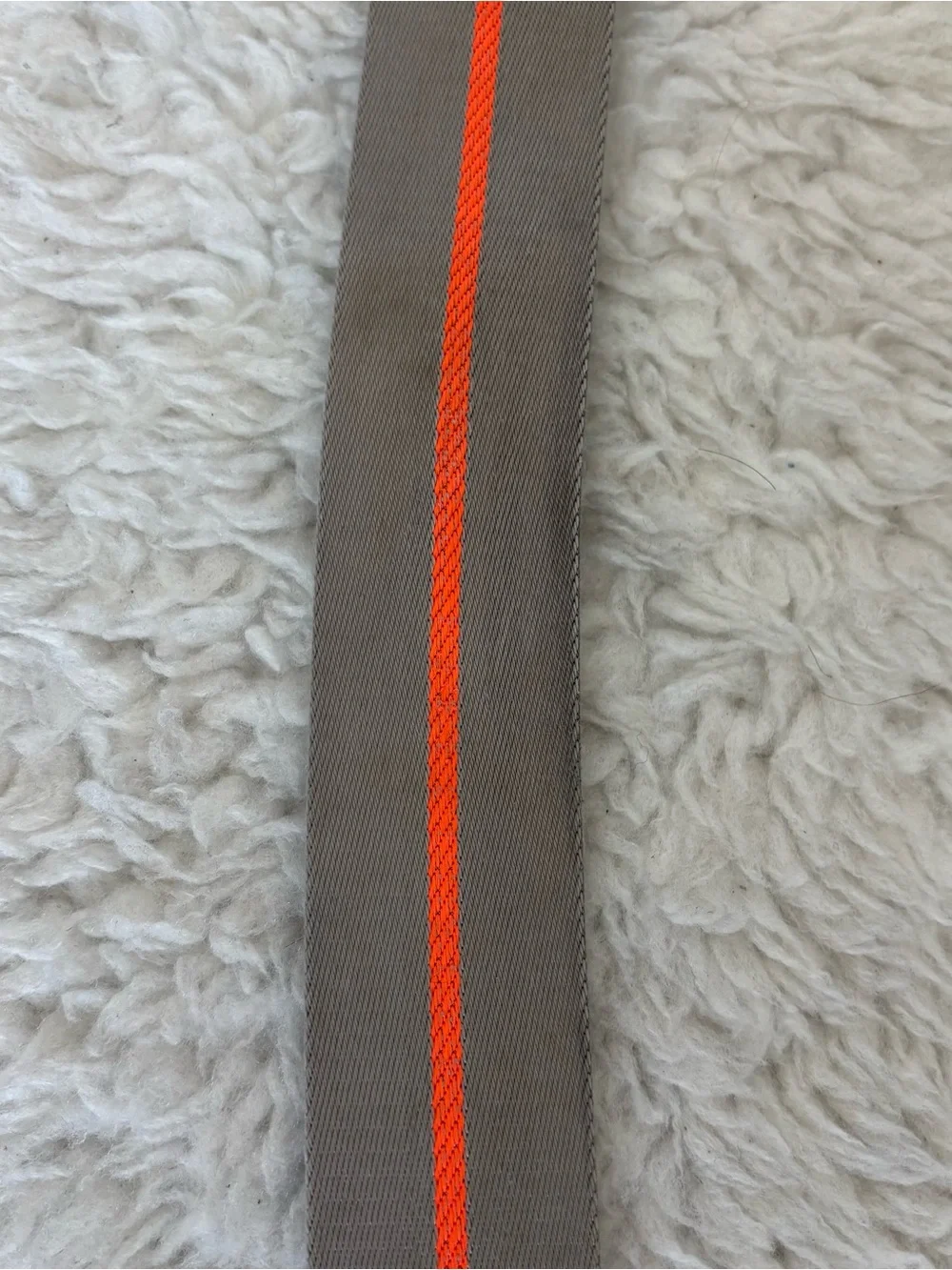 Louis Vuitton Cup Nylon Gray/Orange Adjustable Belt